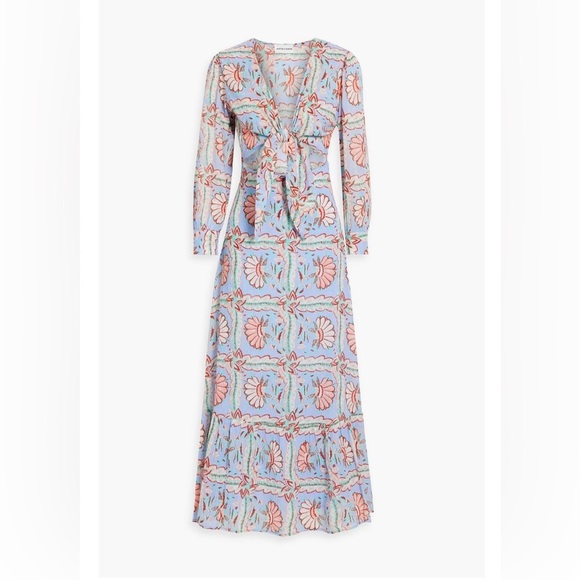 ANTIK BATIK Hupa cutout printed cotton-voile maxi dress - Picture 5 of 16